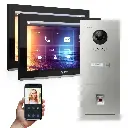 GOLIATH Hybrid IP Gegensprechanlage 2x 10 Zoll HD Fingerprint 