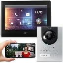 GOLIATH Hybrid IP Video Türsprechanlage Silber 1-Familienhaus 7 Zoll 
