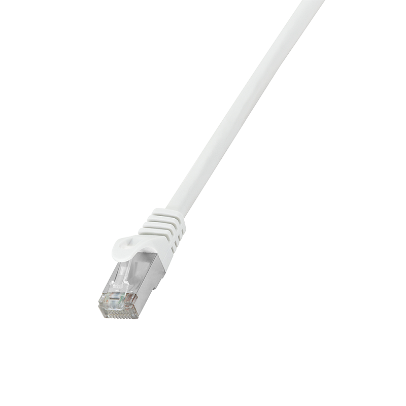 0,5m Patchkabel EconLine, Cat.6, F/UTP, weiß