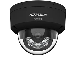 Hikvision 4MP Smart Hybrid Light ColorVu Mini Dome-Kamera (Schwarz) 