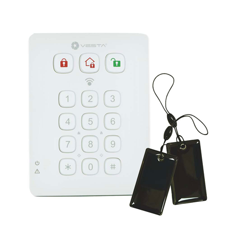 VESTA-Funk-Tastatur mit Näherungsleser und Bluetooth 