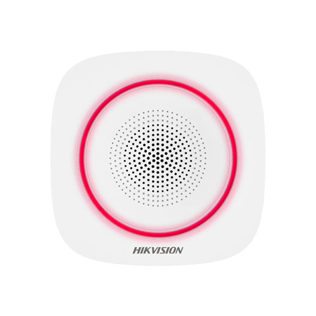[DS-PS1-I-WE (RED)] Hikvision Drahtloser Innenalarm mit rotem Blitz