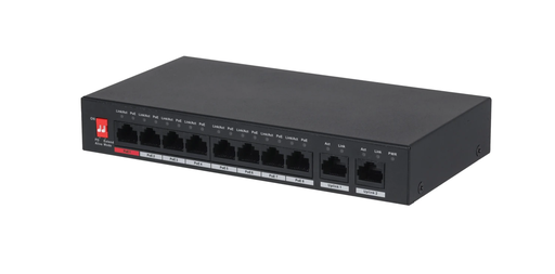 [AV-NSP01-08V3] GOLIATH 8-Port PoE Switch +2 Base-T/X Port