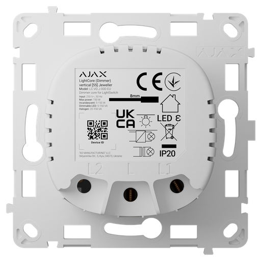 [AJ-LightCore (Dimmer) Vert] Ajax LightCore (Dimmer) Vertical