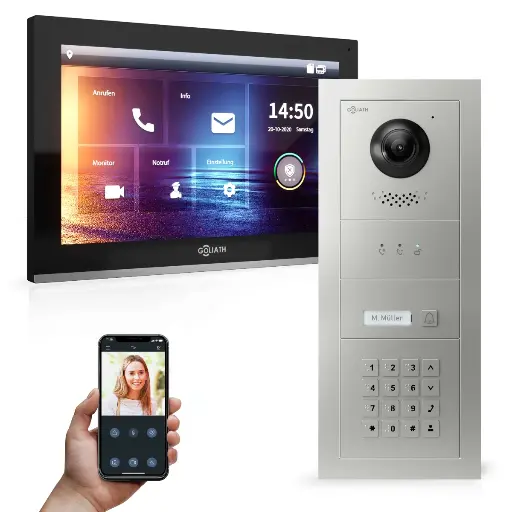 [AV-IPS-541] GOLIATH Hybrid IP Gegensprechanlage 10 Zoll HD Keypad