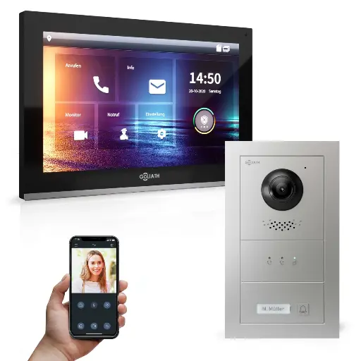 [AV-IPS-521] GOLIATH Hybrid IP Sprechanlage 10 Zoll HD Unterputz