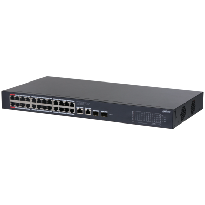 [DH-CS4228-24GT-375] Dahua 28-Port Cloud-Managed Gigabit Desktop-Switch mit 24 PoE-Ports