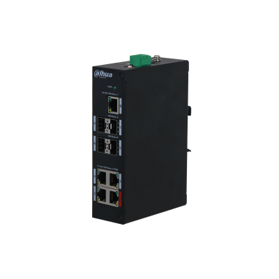 [DH-PFS3409-4GT-96] Dahua 9-Port Gigabit Industrie-Switch (Unmanaged) mit 4 PoE-Ports