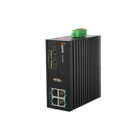 [SP3006F] Switch PoE Gigabit no gestionable de 4 PoE+ y 2 SFP
