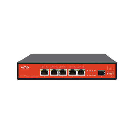 [WI-PS306GF-UPS-15A V2] PoE-Switch mit 5 PoE Gigabit + 1 SFP Gigabit